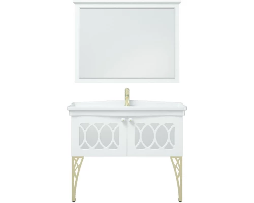 Зеркало 85x80 см белый матовый Corozo Таормина SD-00001109