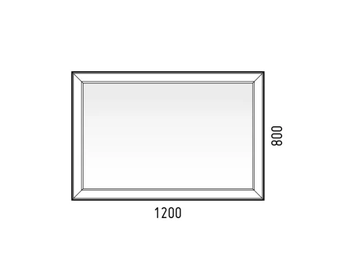 Зеркало 120x80 см Corozo Барго SD-00000860