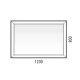 Зеркало 120x80 см Corozo Барго SD-00000860