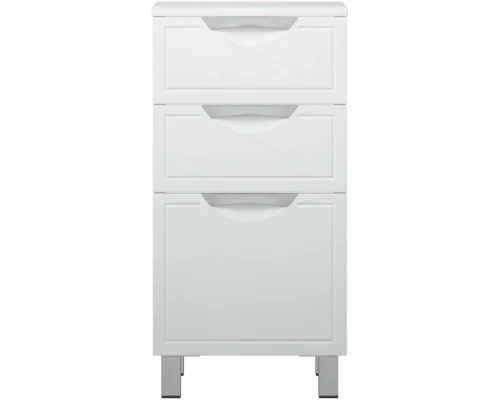 Комод белый глянец/белый матовый 40,5 см Corozo Монро SD-00000780
