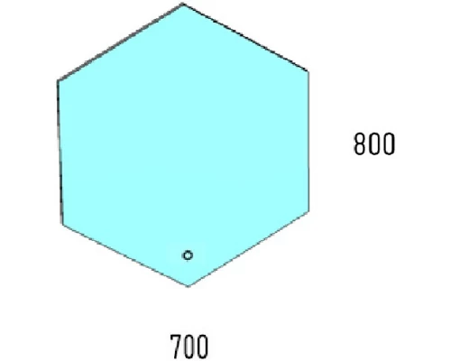 Зеркало 70x80 см Corozo Теор SD-00000843