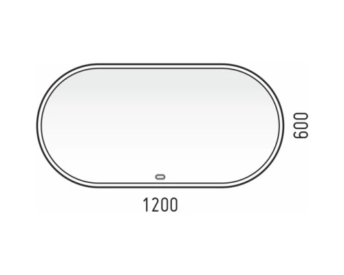 Зеркало 120x60 см Corozo Европа SD-00000842