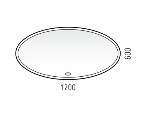 Зеркало 120x60 см Corozo Ориго SD-00001277