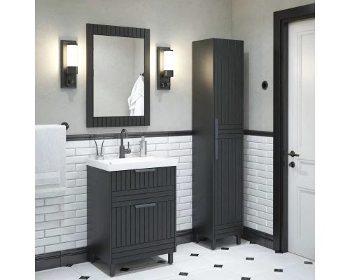 Зеркало 60x85 см графит матовый Corozo Терра SD-00001326