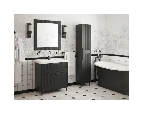 Зеркало 80x85 см графит матовый Corozo Терра SD-00001327