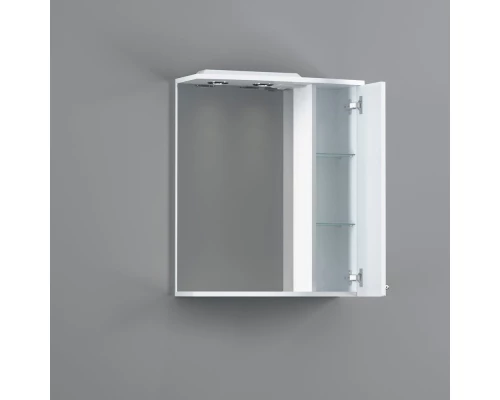 Зеркальный шкаф 60x75 см белый глянец R Damixa Palace One M41MPR0601WG