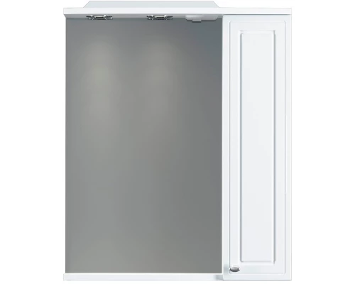 Зеркальный шкаф 60x75 см белый глянец R Damixa Palace One M41MPR0601WG