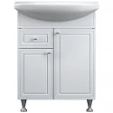 Тумба с раковиной белый глянец 65,5 см Damixa Palace One M41-FSX0653WG-WCC065