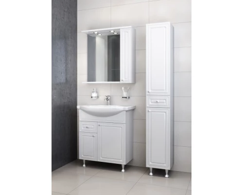 Тумба с раковиной белый глянец 76 см Damixa Palace One M41-FSX0753WG-WCC075