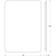 Зеркало 70x100 см Defesto Opti DF 2809