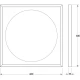 Зеркало 60x60 см черный матовый Defesto Eclipse DF 2221