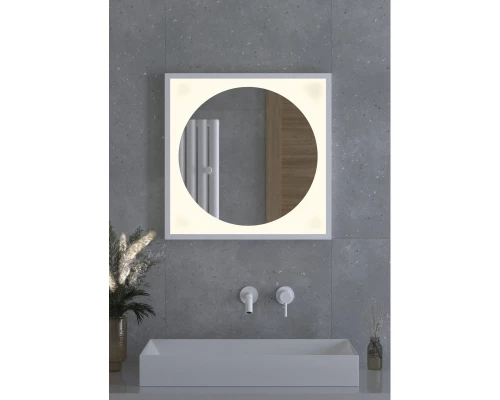 Зеркало 60x60 см белый матовый Defesto Eclipse DF 2236