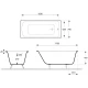 Чугунная ванна 175x75 см Delice Prestige DLR230611R-AS