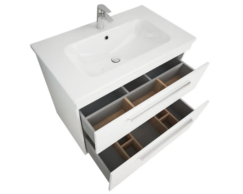 Тумба белый глянец 74,4 см Diborg Leonie 77.1225