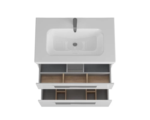 Тумба белый глянец 74,4 см Diborg Leonie 77.1225