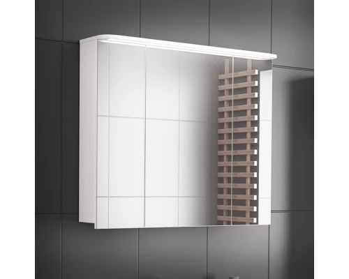 Зеркальный шкаф 80x72,2 см белый Diborg Katarine 77.4105