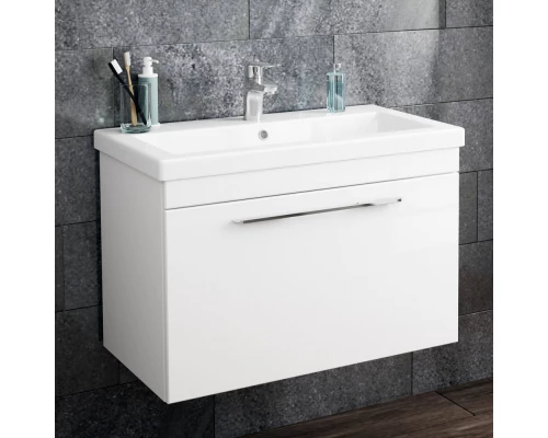 Тумба белый глянец 76 см Diborg Katarine 77.4215