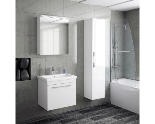 Тумба белый глянец 56 см Diborg Katarine 77.4213