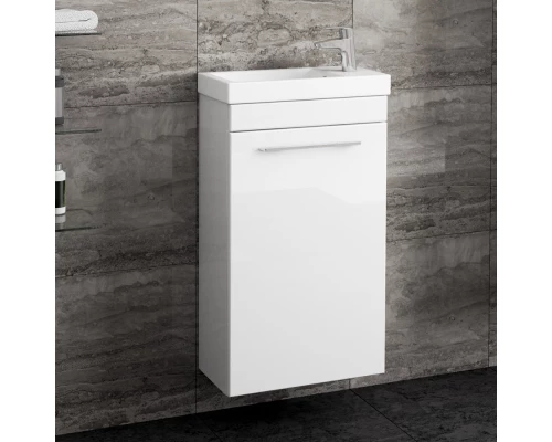 Тумба белый глянец 38 см Diborg Katarine 77.4201