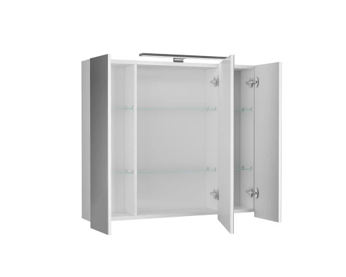 Зеркальный шкаф 80x70,3 см белый матовый Diborg Lande 77.2105