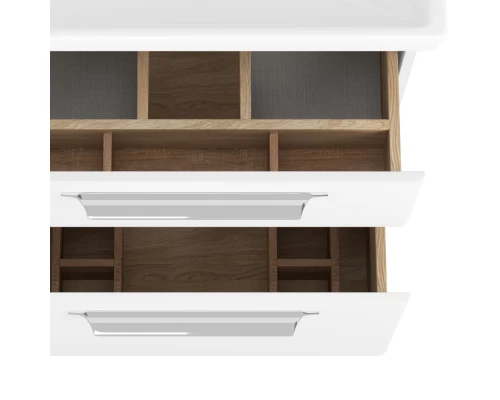 Тумба белый матовый 54,4 см Diborg Lande Q 77.2223