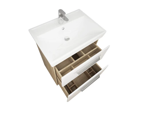 Тумба белый матовый/дуб 54,4 см Diborg Lande Q 77.3223