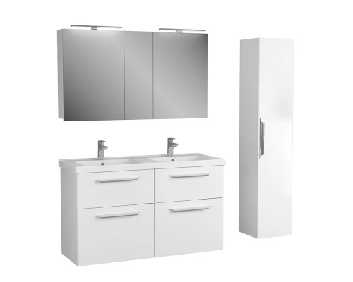 Тумба белый матовый 122 см Diborg Lande 77.5229