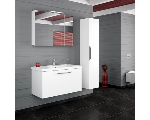 Тумба белый матовый 96 см Diborg Lande 77.5217