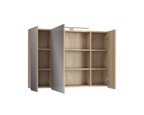 Зеркальный шкаф 100x70,3 см дуб Diborg Lande 77.3107