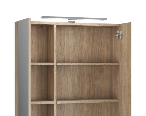 Зеркальный шкаф 60x70,3 см дуб Diborg Lande 77.3193
