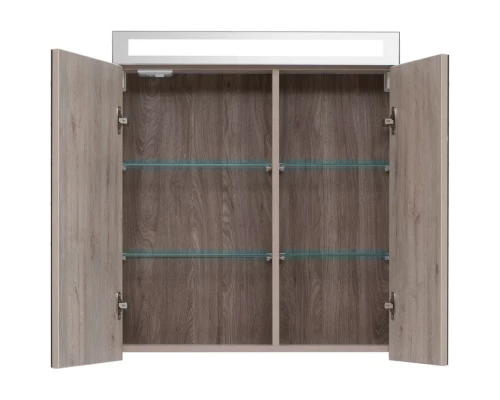 Зеркальный шкаф 70x80 см дуб кантри L Dreja Max 77.9008D