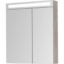 Зеркальный шкаф 70x80 см дуб кантри L Dreja Max 77.9008D