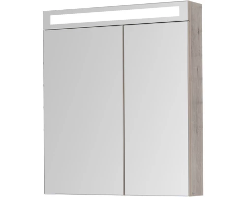 Зеркальный шкаф 70x80 см дуб кантри L Dreja Max 77.9008D