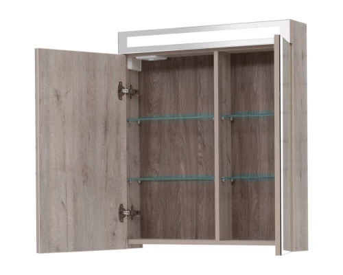 Зеркальный шкаф 70x80 см дуб кантри L Dreja Max 77.9008D