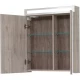Зеркальный шкаф 70x80 см дуб кантри L Dreja Max 77.9008D