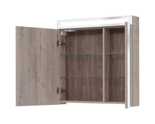 Зеркальный шкаф 80x80 см дуб кантри L Dreja Max 77.9010D