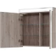 Зеркальный шкаф 80x80 см дуб кантри L Dreja Max 77.9010D