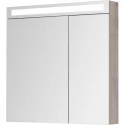 Зеркальный шкаф 80x80 см дуб кантри L Dreja Max 77.9010D