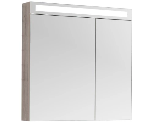 Зеркальный шкаф 80x80 см дуб кантри L Dreja Max 77.9010D