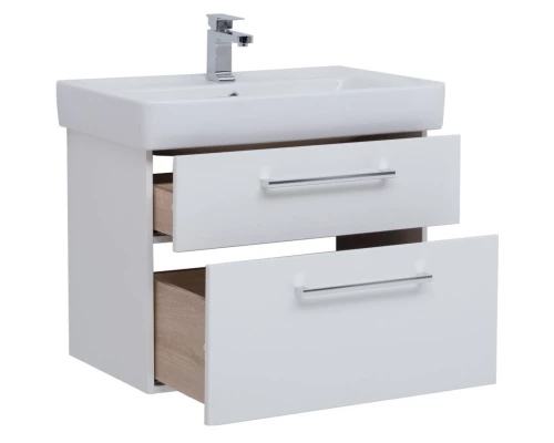 Тумба белый глянец 74,5 см Dreja Q Max 77.0007W