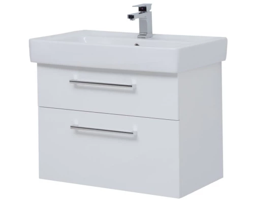 Тумба белый глянец 74,5 см Dreja Q Max 77.0007W