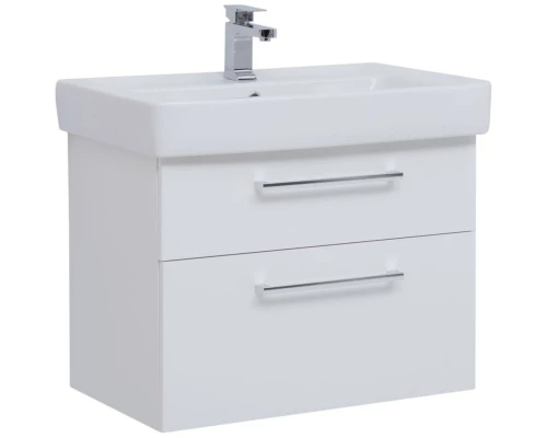 Тумба белый глянец 74,5 см Dreja Q Max 77.0007W