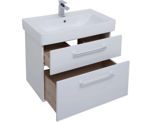 Тумба белый глянец 74,5 см Dreja Q Max 77.0007W