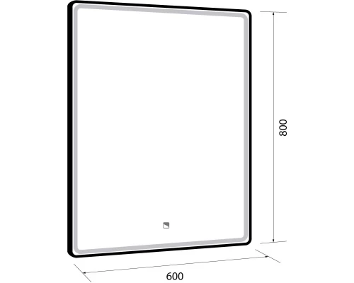Зеркало 60x80 см Dreja Point 99.9027