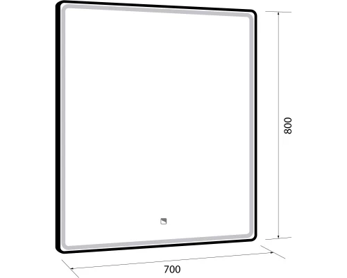 Зеркало 70x80 см Dreja Point 99.9028