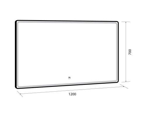 Зеркало 120x70 см Dreja Point 99.9031
