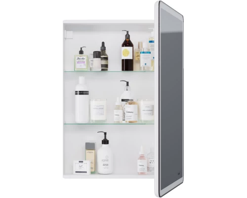 Зеркальный шкаф 60x80 см белый глянец R Dreja Point 99.9032