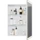 Зеркальный шкаф 60x80 см белый глянец R Dreja Point 99.9032