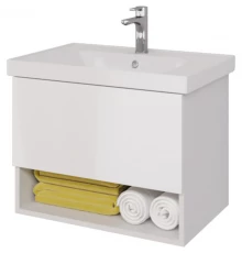 Тумба белый глянец 67 см Dreja Perfecto 99.0807