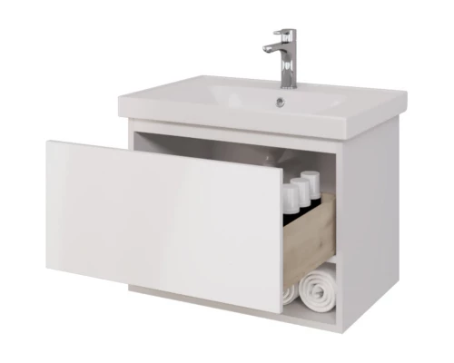 Тумба белый глянец 67 см Dreja Perfecto 99.0807